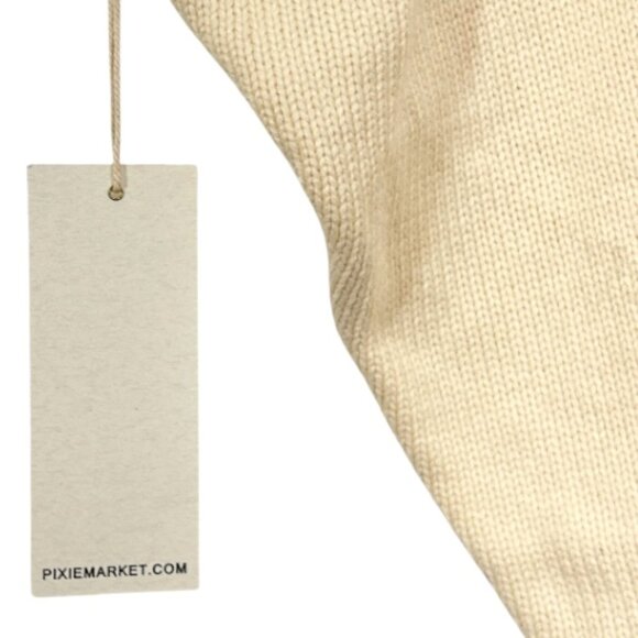 Pixie Market Bolero Shrug Cashmere Wool Blend One Size Ivory New - Picture 4 of 4